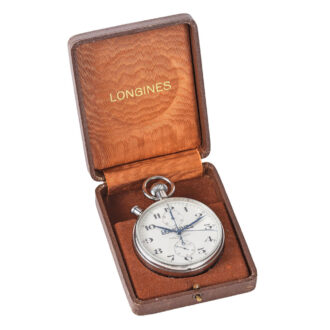 Swiss stainless steel split seconds chronograph Circa 1960