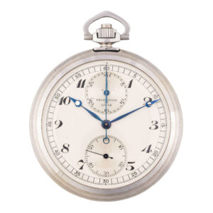 Fine Swiss stainless steel students' chronograph Circa 1950