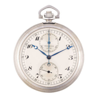 Fine Swiss stainless steel students' chronograph Circa 1950