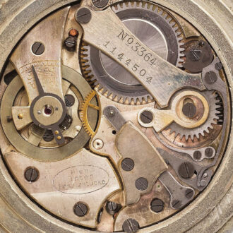 Fine Swiss stainless steel keyless chronograph Circa 1930