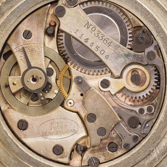 Fine Swiss stainless steel keyless chronograph Circa 1930 Fine Swiss stainless steel keyless chronograph Circa 1930