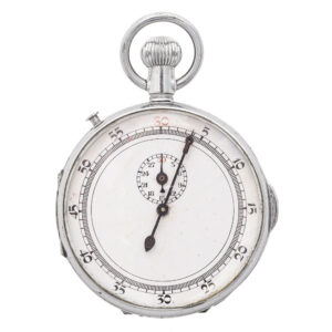 Fine Swiss stainless steel keyless chronograph Circa 1930