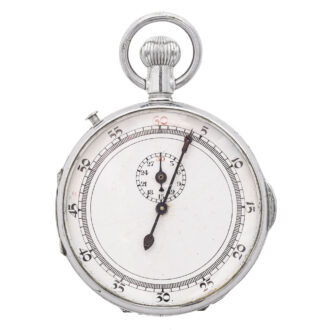Fine Swiss stainless steel keyless chronograph Circa 1930