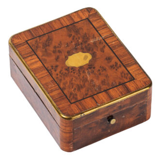 Rare Swiss boxed inking cylinder chronograph Circa 1870