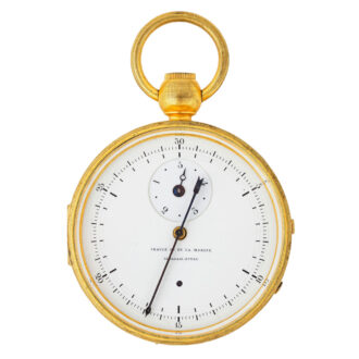 Rare French gilt cylinder keyless inking stopwatch Circa 1910 Rare French gilt cylinder keyless inking stopwatch Circa 1910