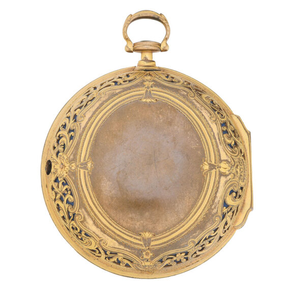 English gilt and gem set pair cased coach watch Circa 1780 English gilt and gem set pair cased coach watch Circa 1780
