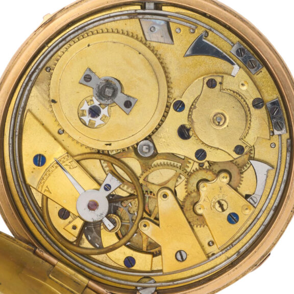 French 18K gold quarter repeating cylinder watch Circa 1830 French 18K gold quarter repeating cylinder watch Circa 1830