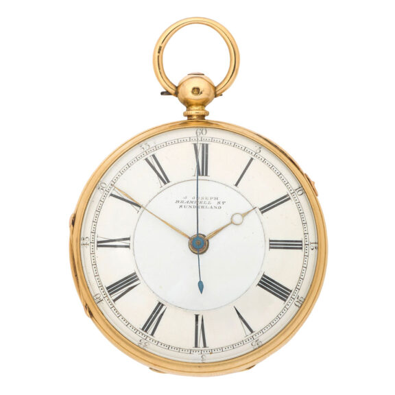 English 18K gold center seconds lever watch Circa 1858