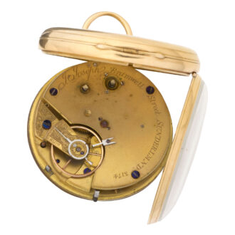 English 18K gold center seconds lever watch Circa 1858
