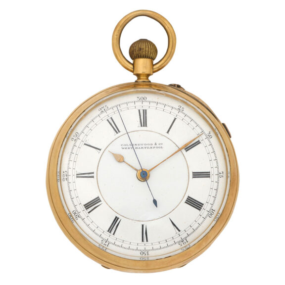 English key wind lever watch with stoppable seconds Circa 1834 English key wind lever watch with stoppable seconds Circa 1834