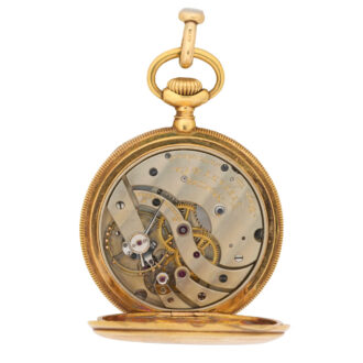 Swiss 18 carat gold open faced keyless ladies' watch Circa 1899