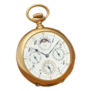 Swiss exceptional gold complicated lever watch Circa 1912