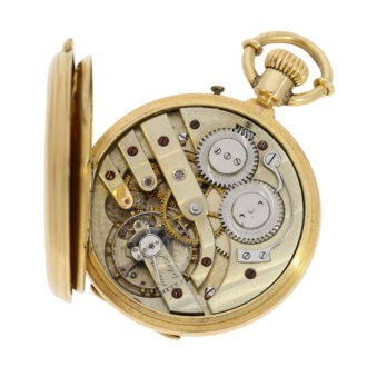 Swiss 18k gold hunting cased ankerchronometer Circa 1865 Swiss 18k gold hunting cased ankerchronometer Circa 1865
