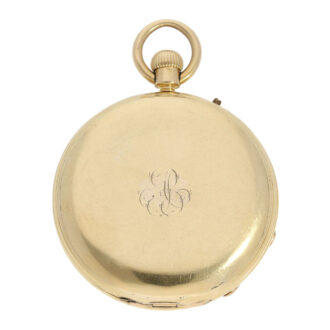 Very fine English gold hunting cased lever watch Circa 1875