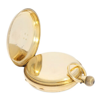 English deck watch with stoppable center seconds Circa 1880 English deck watch with stoppable center seconds Circa 1880