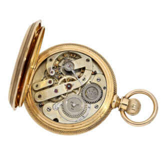 Swiss gold open faced ankerchronometer watch Circa 1870