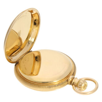 Swiss gold open faced ankerchronometer watch Circa 1870
