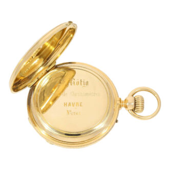 French gold open faced ankerchronometer watch Circa 1870