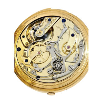 Swiss quarter repeating chronograph with register Circa 1890