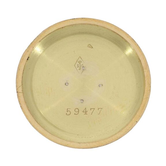 Swiss gold decorated open faced pendant watch Circa 1900 Swiss gold decorated open faced pendant watch Circa 1900