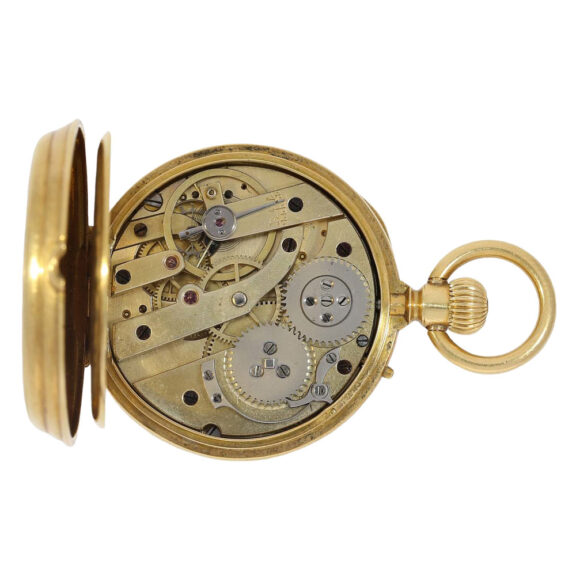 Unique French gold and cloisonné enamel watch Circa 1870 Unique French gold and cloisonné enamel watch Circa 1870