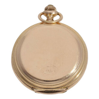 Swiss rose gold hunting cased lever lady's watch Circa 1900