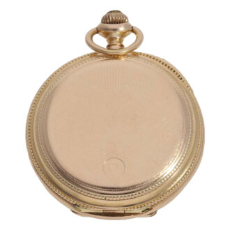 Swiss rose gold hunting cased lever lady's watch Circa 1900