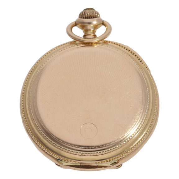 Swiss rose gold hunting cased lever lady's watch Circa 1900 Swiss rose gold hunting cased lever lady's watch Circa 1900
