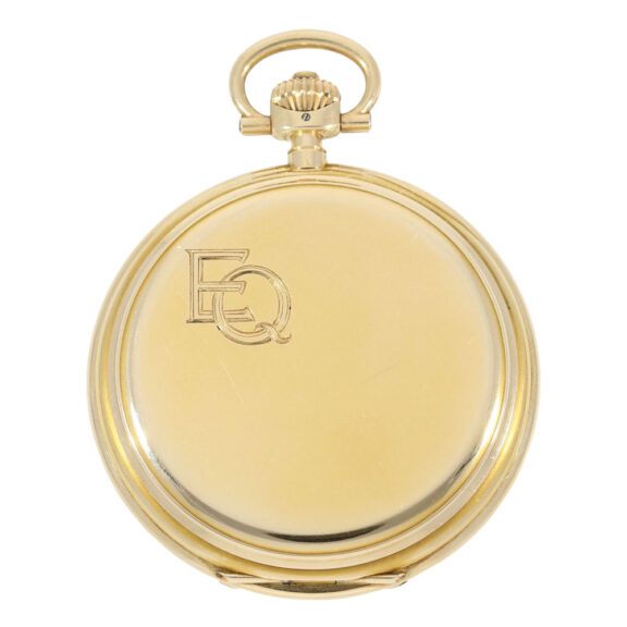 Probably unique gold hunting cased lever watch Circa 1919 Probably unique gold hunting cased lever watch Circa 1919