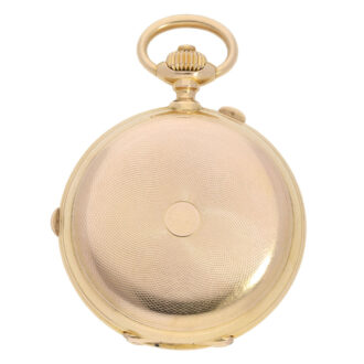 Lever with stoppable seconds and tandem winding Circa 1875