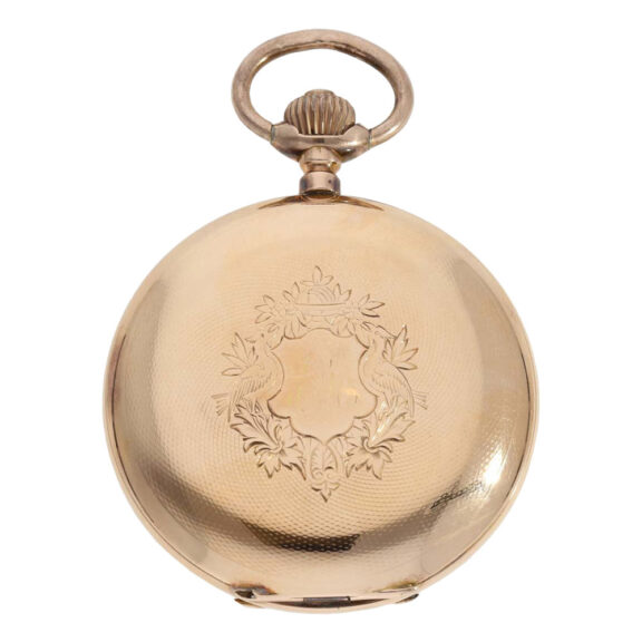 Swiss rose gold hunting cased ankerchronometer Circa 1910 Swiss rose gold hunting cased ankerchronometer Circa 1910