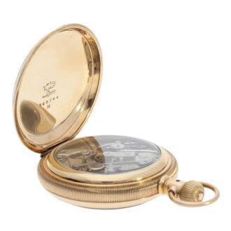 American pocket chronograph with special dial Circa 1890
