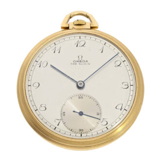 Fine Swiss 18 carat gold Art Deco dress watch from the 1930's
