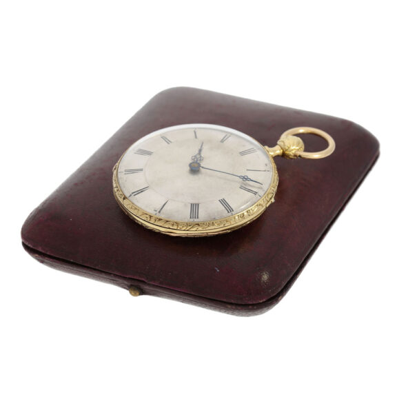 French gold open faced Lépine quarter repeater Circa 1830 French gold open faced Lépine quarter repeater Circa 1830