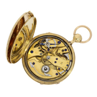 French gold open faced Lépine quarter repeater Circa 1830