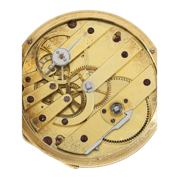 Gold, enamel and diamond set pendant watch Circa 1865 Gold, enamel and diamond set pendant watch Circa 1865