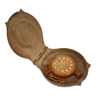 Extremely rare Russian birch wooden pocket watch Circa 1865