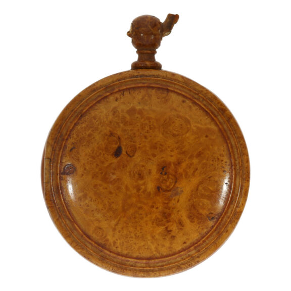 Extremely rare Russian birch wooden pocket watch Circa 1865 Extremely rare Russian birch wooden pocket watch Circa 1865