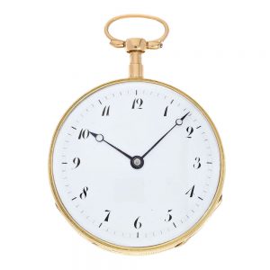Swiss rose gold quarter repeating musical watch Circa 1820