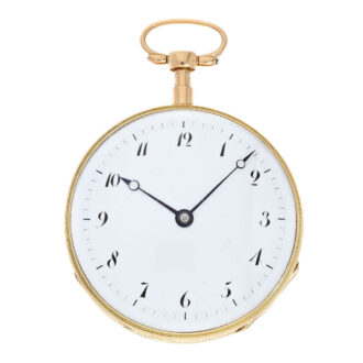 Swiss rose gold quarter repeating musical watch Circa 1820