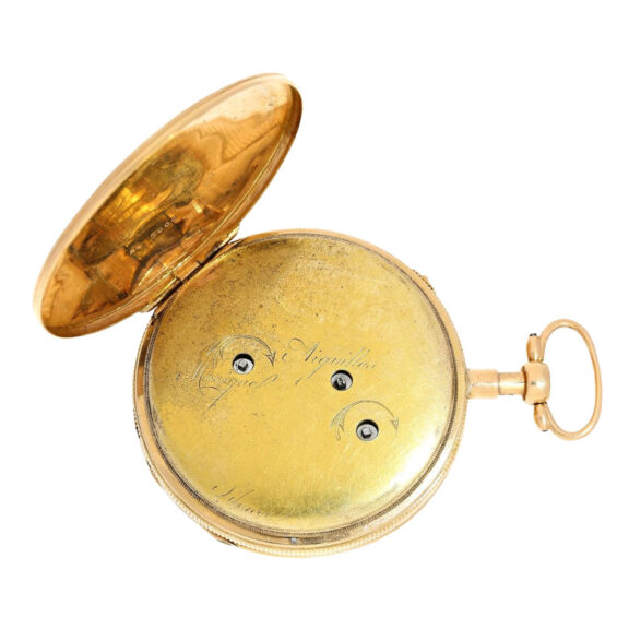 Swiss rose gold quarter repeating musical watch Circa 1820 Swiss rose gold quarter repeating musical watch Circa 1820