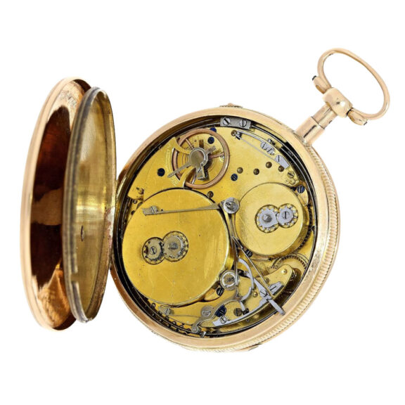 Swiss rose gold quarter repeating musical watch Circa 1820 Swiss rose gold quarter repeating musical watch Circa 1820