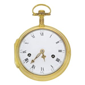 Impressing hour repeating, self striking clock watch Circa 1800