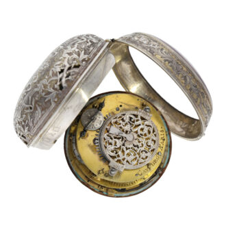 Large French silver quarter repeating oignon watch Circa 1710 Large French silver quarter repeating oignon watch Circa 1710