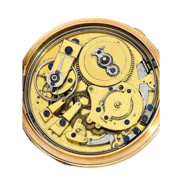 Swiss 18k gold quarter repeating cylinder watch Circa 1810 Swiss 18k gold quarter repeating cylinder watch Circa 1810