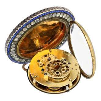 Extravagant Swiss open faced verge pocket watch Circa 1790