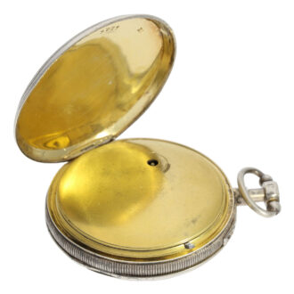 Swiss silver skeletonized repeating verge watch Circa 1820