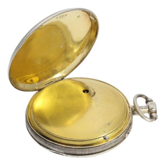 Swiss silver skeletonized repeating verge watch Circa 1820 Swiss silver skeletonized repeating verge watch Circa 1820