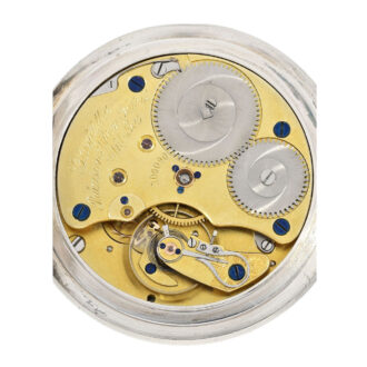 German silver open faced lever pocket watch Circa 1910