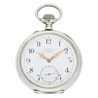 German silver open faced lever pocket watch Circa 1910
